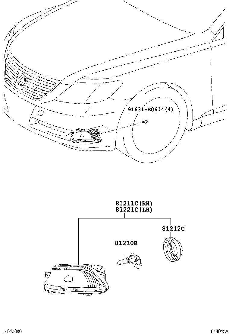 TOYOTA 90981-13047 - Glödlampa kurvljus xdelar.se