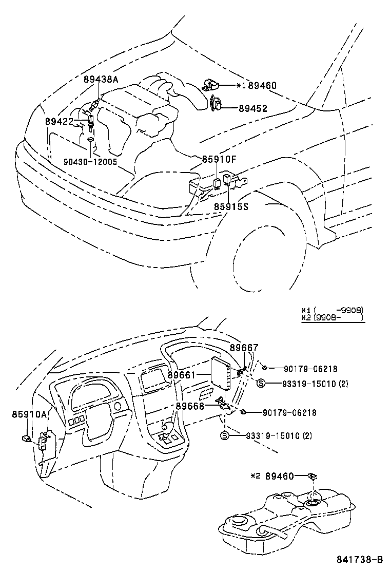 TOYOTA 89422-35010 - Sensor, kylmedietemperatur xdelar.se