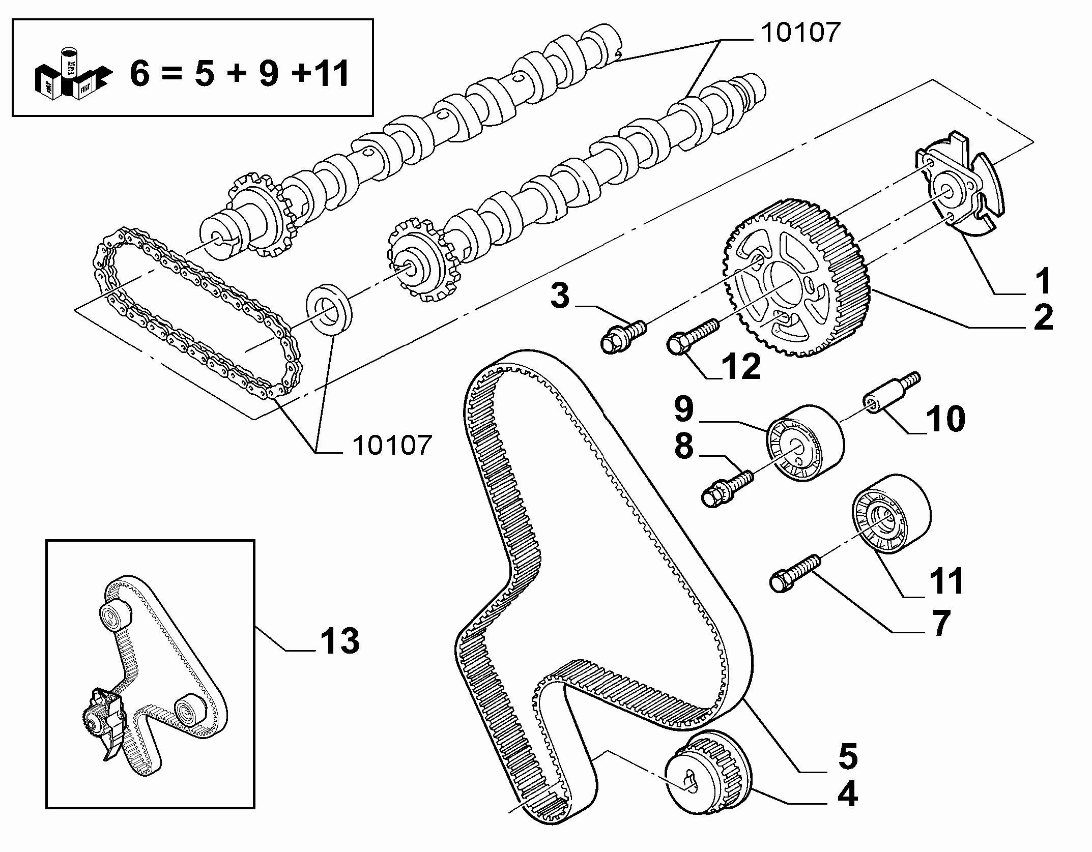 FIAT 9664471089 - Kugghjul, strömfördelare xdelar.se