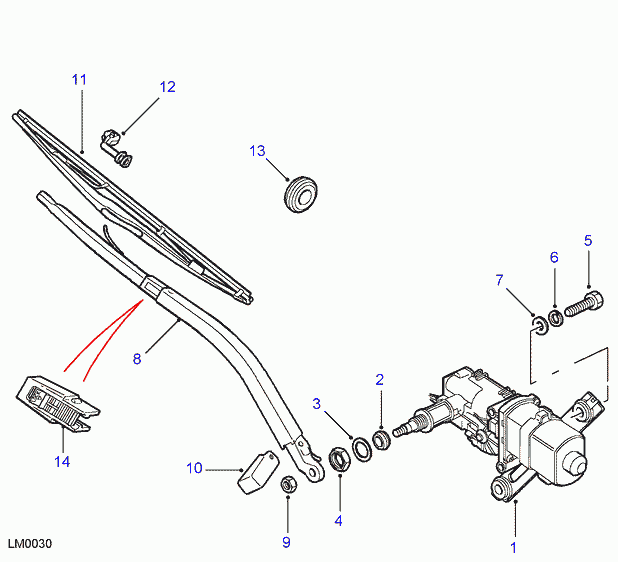 Land Rover DKC 1008 90 - Torkarblad xdelar.se