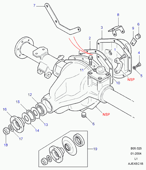 ATE-CN 607173 - Bromsbeläggssats, skivbroms xdelar.se