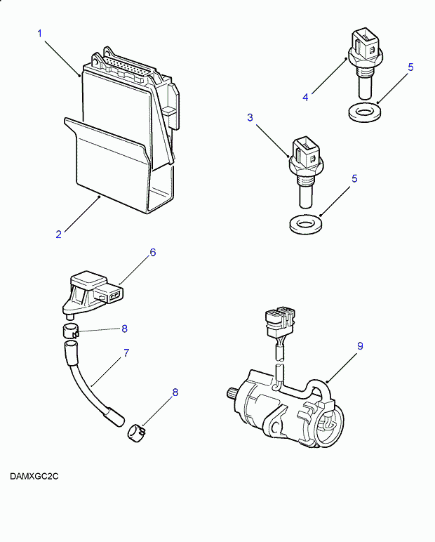 Rover STC2299 - Sensor, kylmedietemperatur xdelar.se