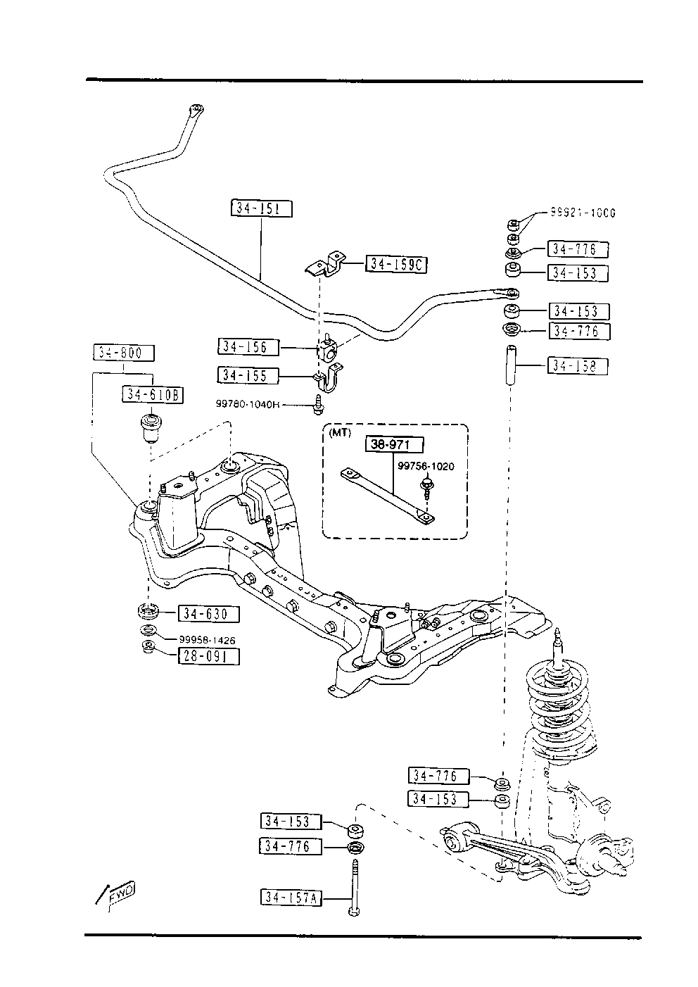 FORD 0187-34-776 - Länk, krängningshämmare xdelar.se