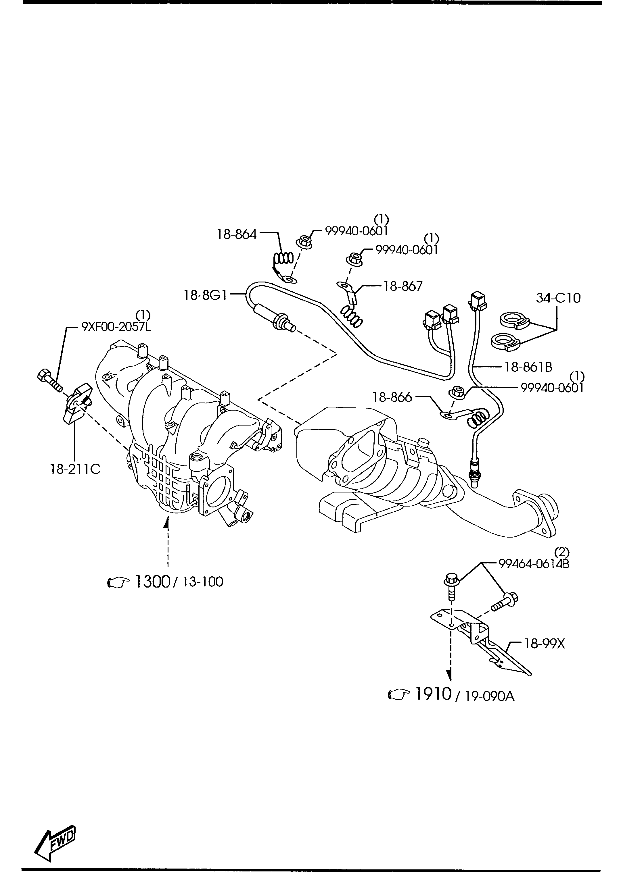 MAZDA LF01-18-840A - Sensor, kylmedietemperatur xdelar.se