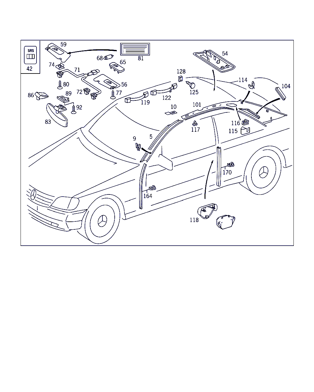 Mercedes-Benz N 007981 004250 - Glödlampa, bromsljus xdelar.se