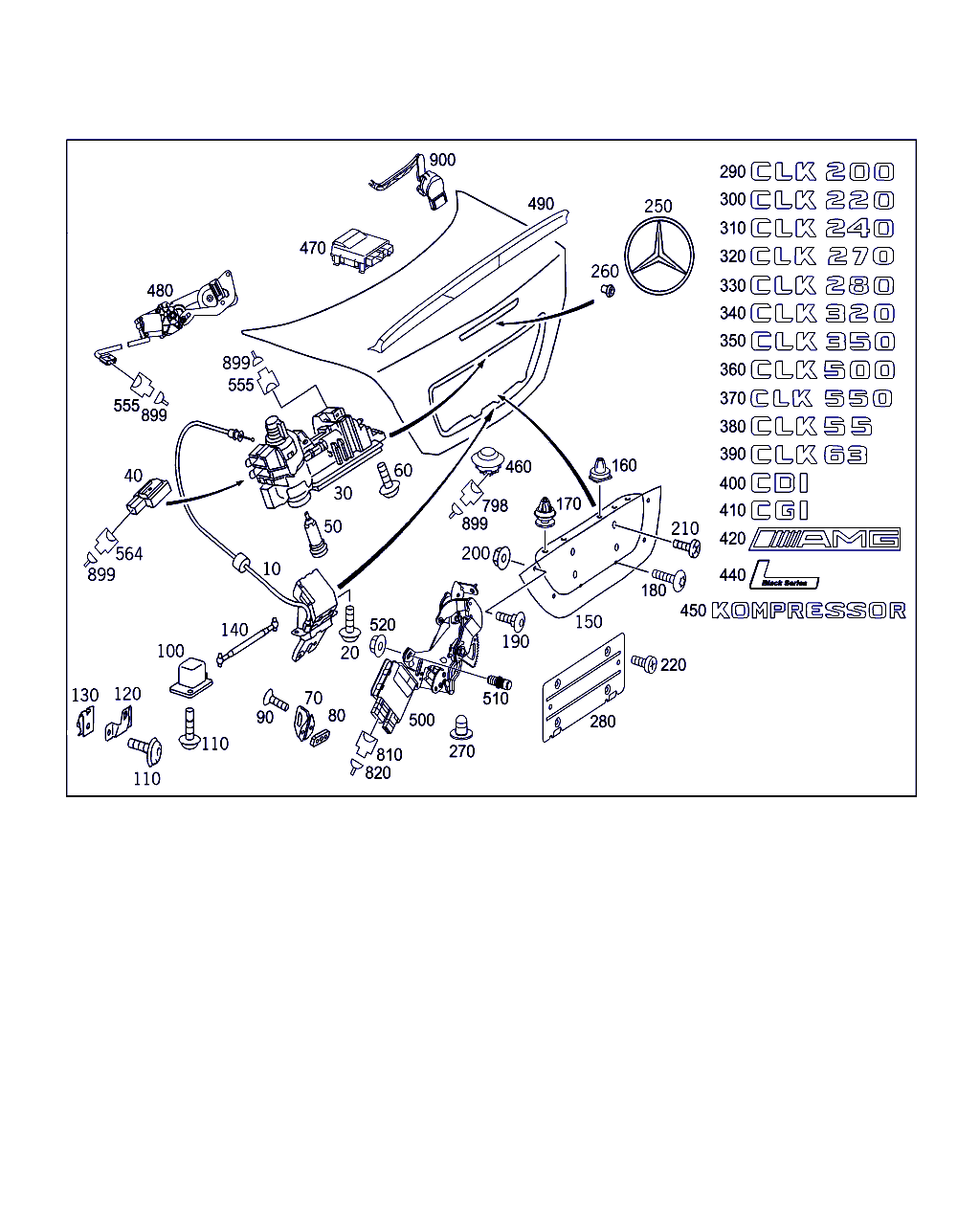 Mercedes-Benz A 002 984 44 29 - Bult, avgassystem xdelar.se