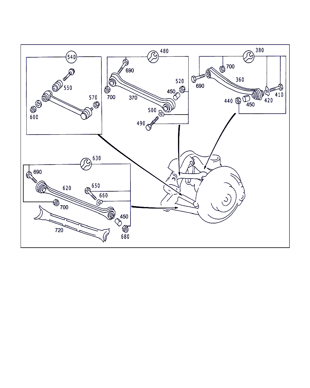 Mercedes-Benz A 210 350 33 06 - Länkarm, hjulupphängning xdelar.se