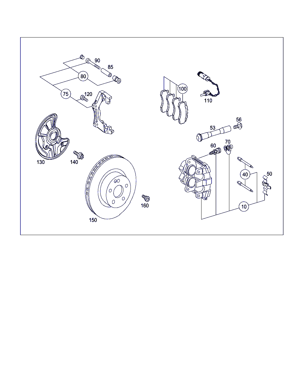 Mercedes-Benz A 004 420 90 20 - Bromsbeläggssats, skivbroms xdelar.se