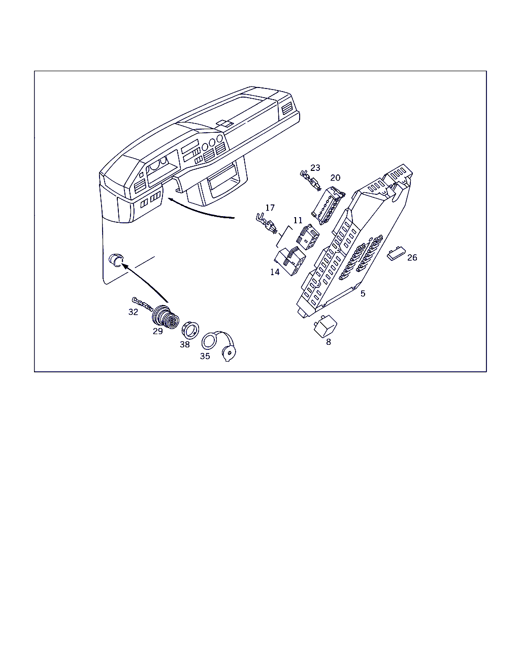 Mercedes-Benz A 003 545 86 05 - Multifunktionsrelä xdelar.se