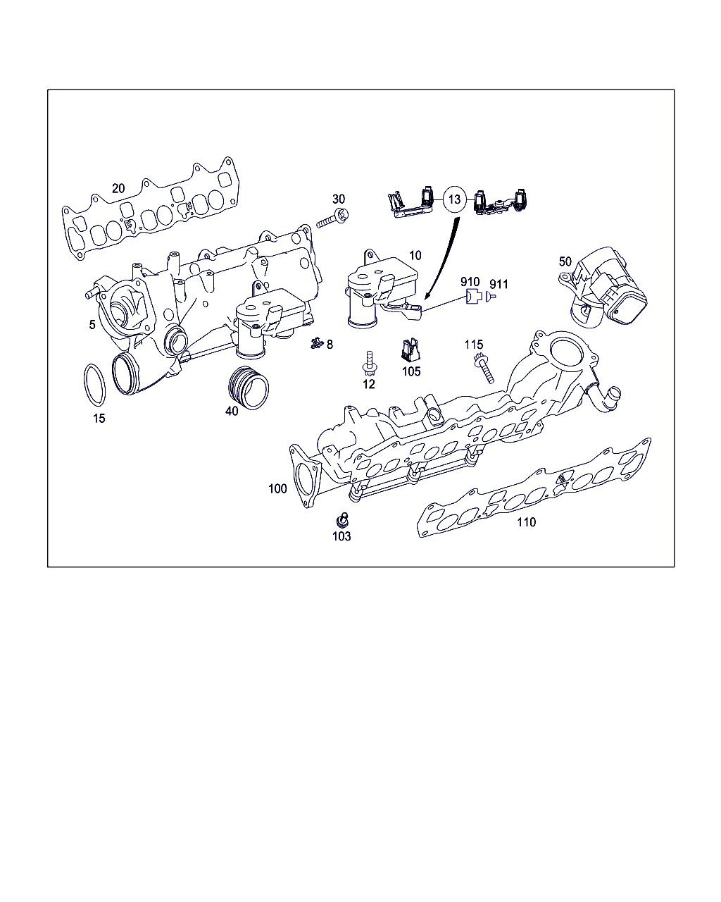 Mercedes-Benz A 642 091 01 50 - Kontroll, gasspjäll xdelar.se