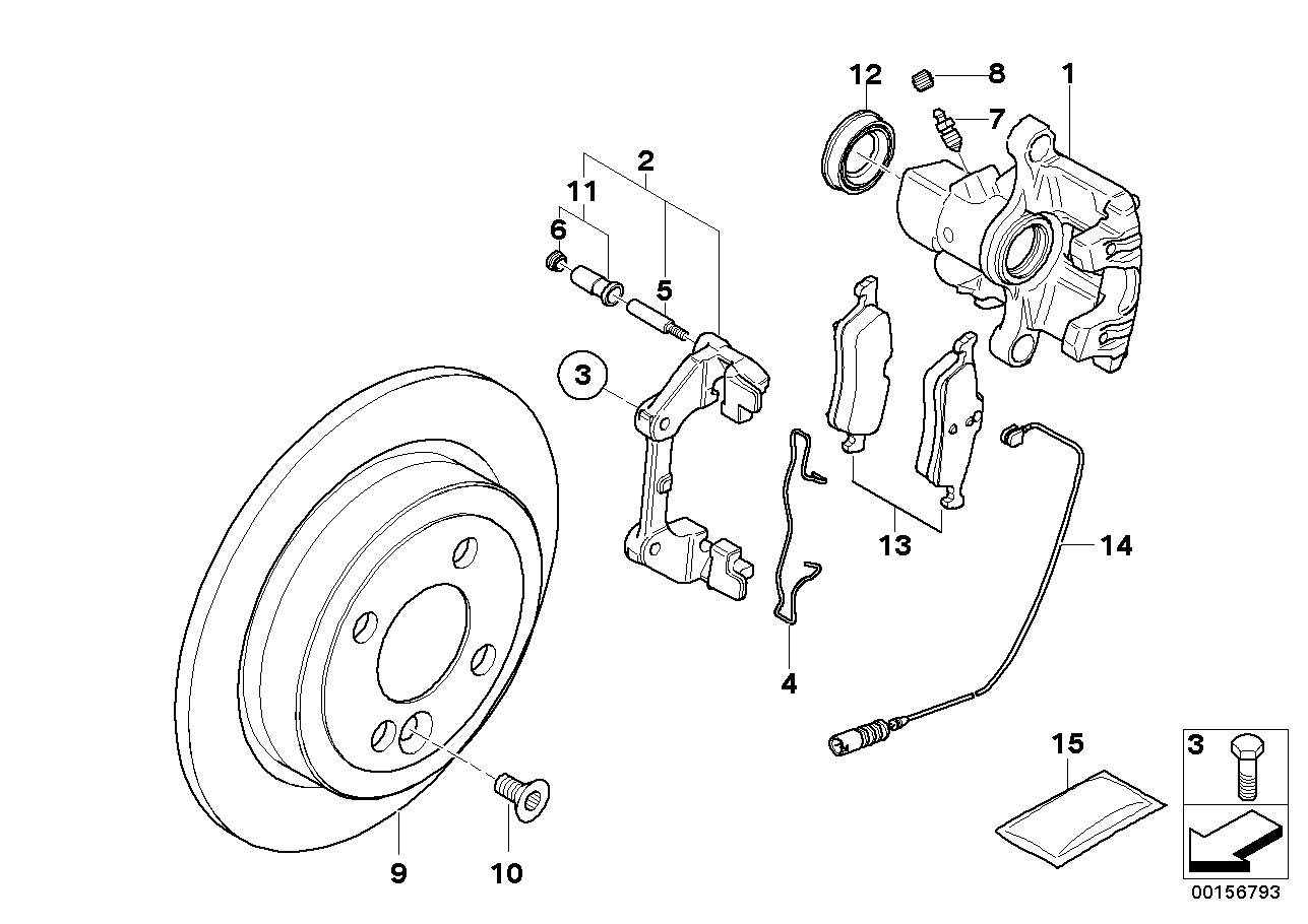 Mini 34216762749 - Tillbehörssats, skivbromsbelägg xdelar.se