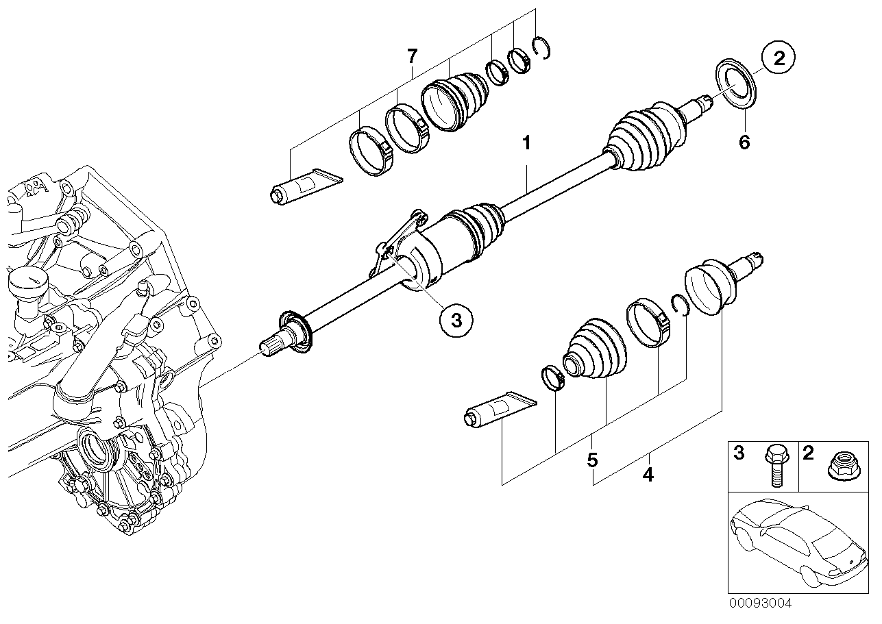 Mini 31 60 7 574 868 - Drivaxel xdelar.se