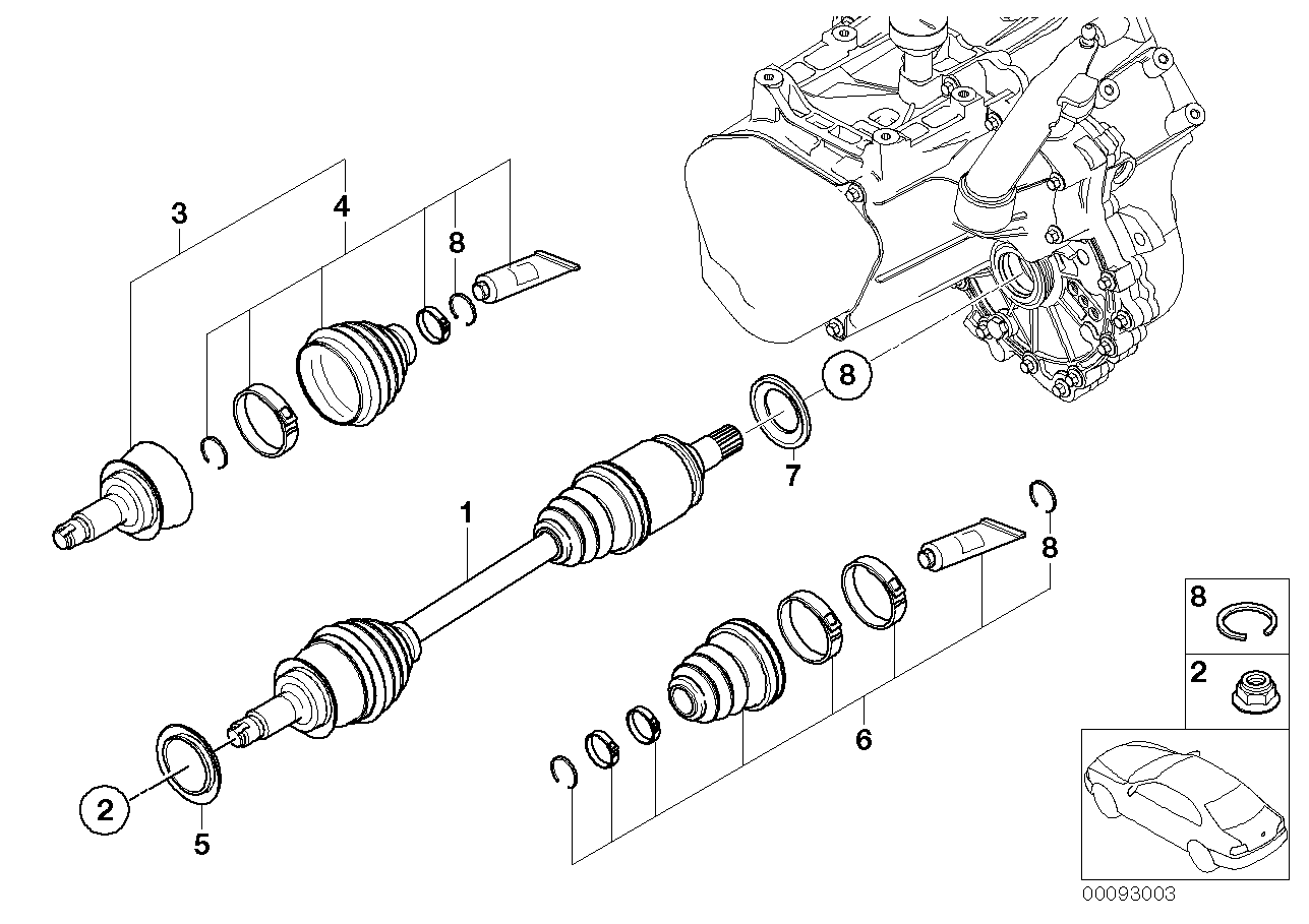 BMW 31607574871 - Drivaxel xdelar.se