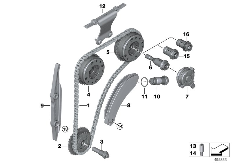 BMW 13 52 7 797 908 - Transmissionskedjesats xdelar.se