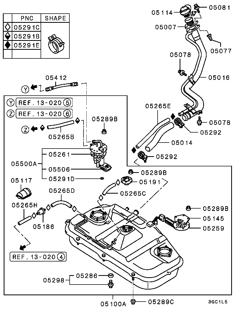 Mitsubishi MB83 1560 - Bränslepump xdelar.se