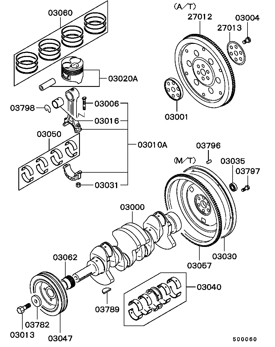 Mitsubishi MD002613 - Styrlager, koppling xdelar.se