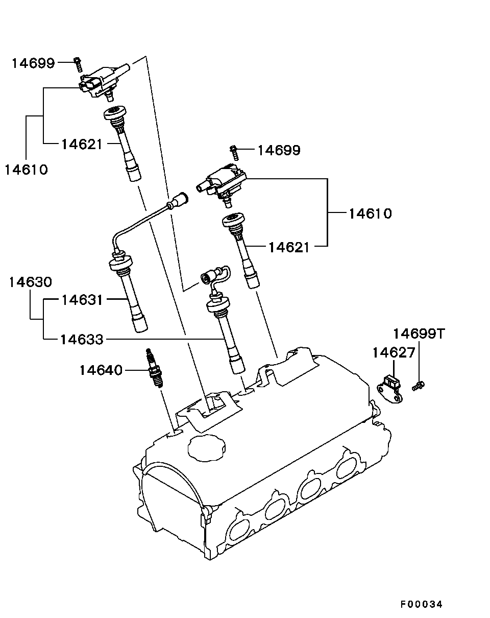 Mitsubishi MD350291 - Tändstift xdelar.se