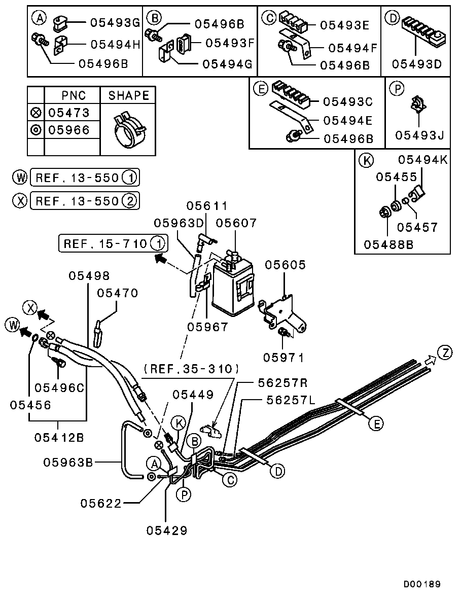 Mitsubishi MB554317 - Packning, insugsgrenrör xdelar.se