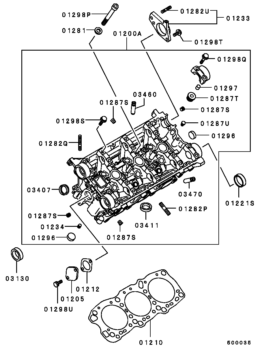 Mitsubishi MD15 2603 - Oljetätningsring, kamaxel xdelar.se