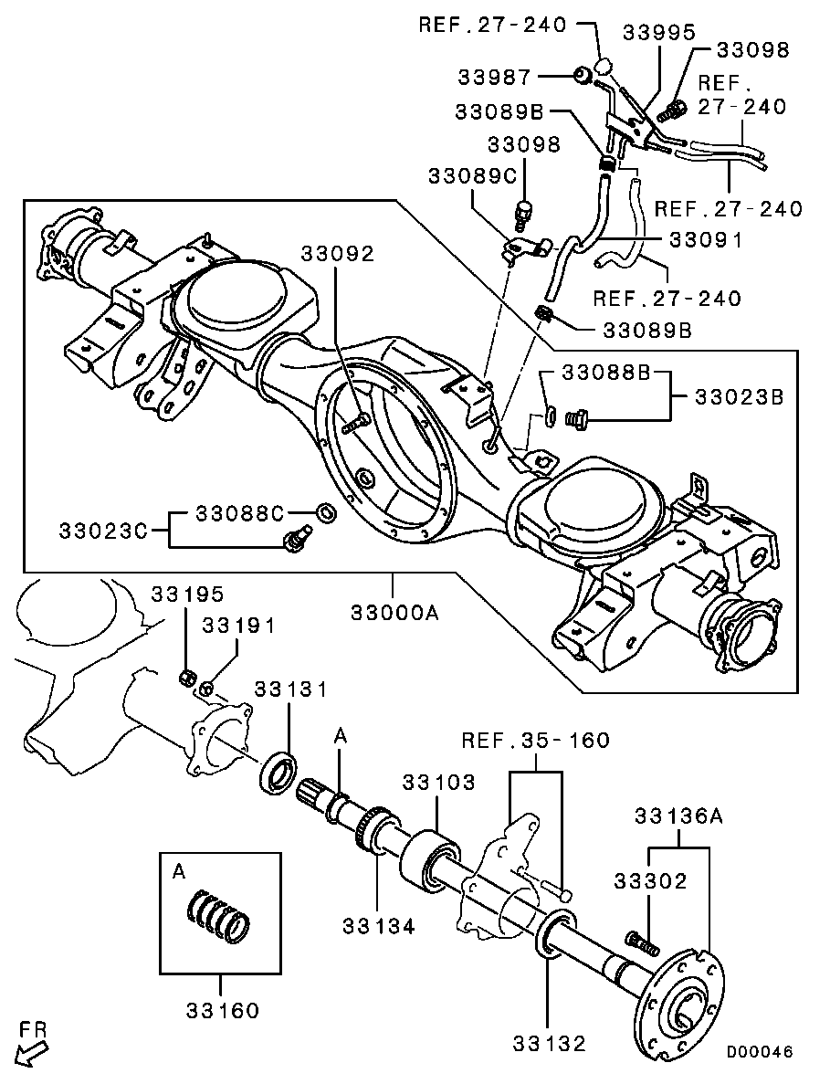 Mitsubishi MR111877 - Hjullagerssats xdelar.se