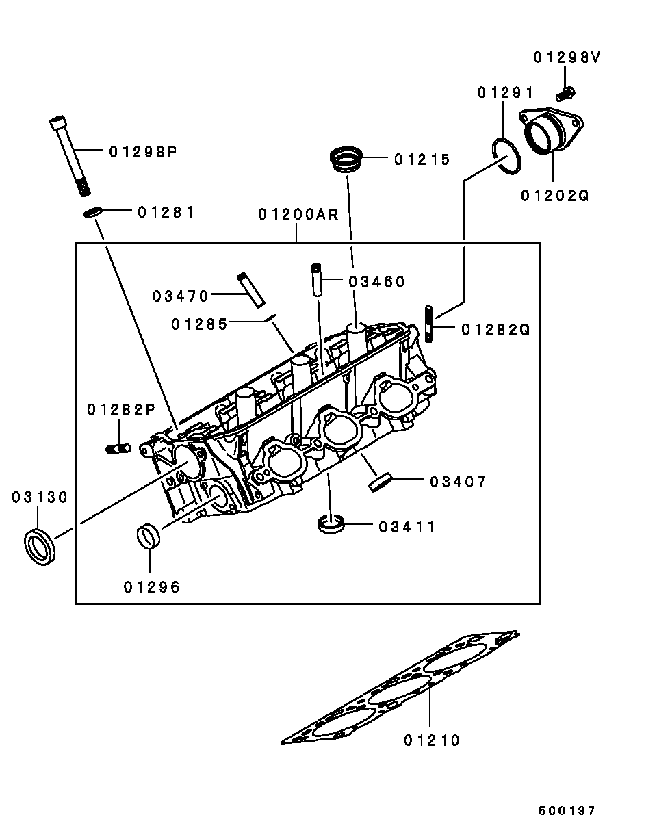 Mitsubishi MD133317 - Oljetätningsring, kamaxel xdelar.se