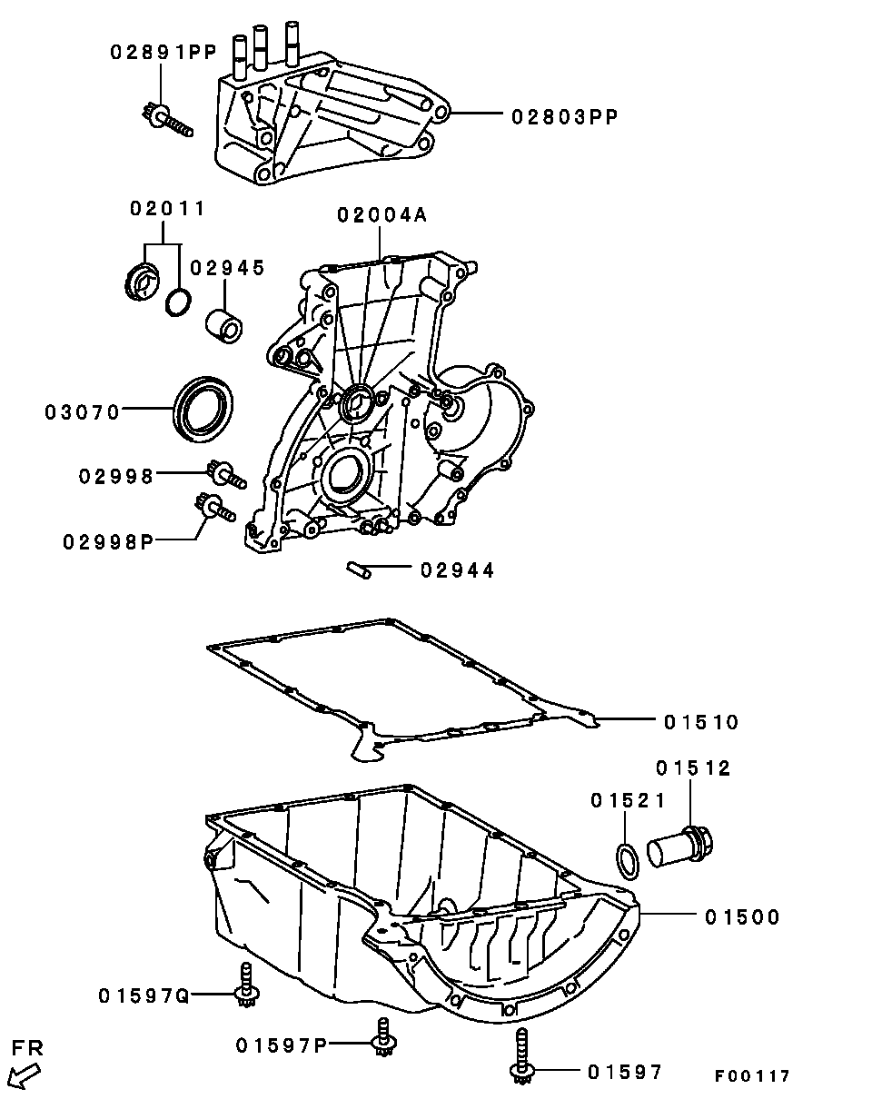 Mitsubishi MN960041 - Tätningsring, oljeavtappningsskruv xdelar.se