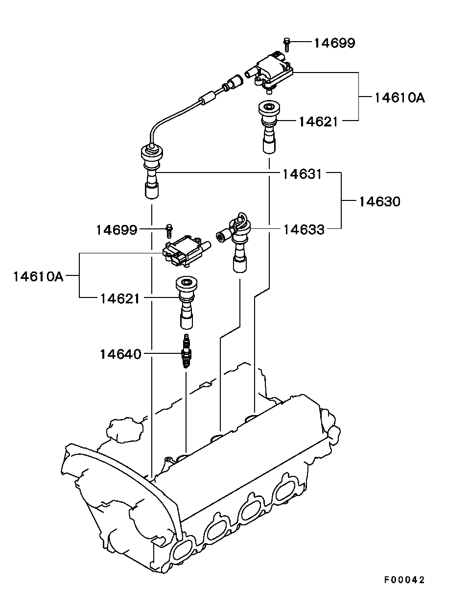 Mitsubishi MN119500 - Tändstift xdelar.se