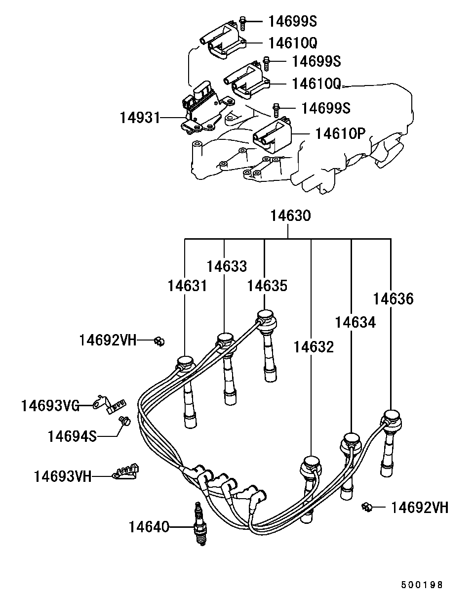 Mitsubishi MS 851 335 - Tändstift xdelar.se