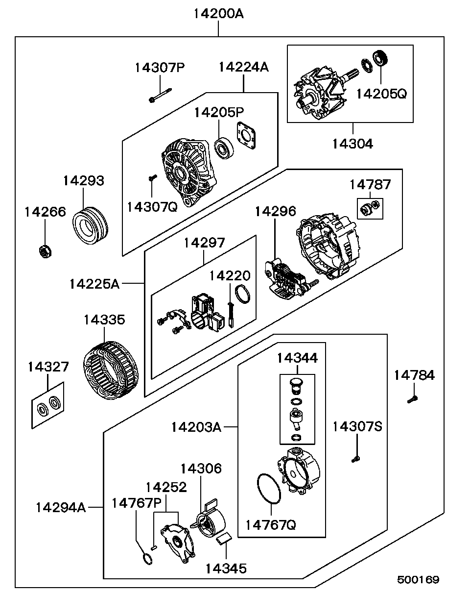 Mitsubishi MD 332546 - Generator xdelar.se