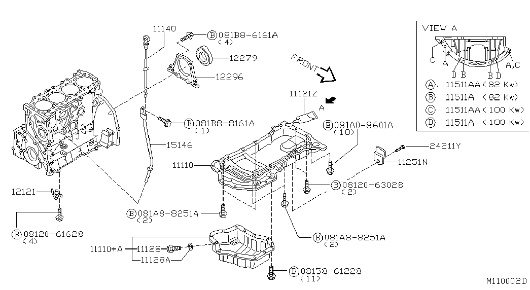 NISSAN 01351-1203M - Tätningsring, oljeavtappningsskruv xdelar.se