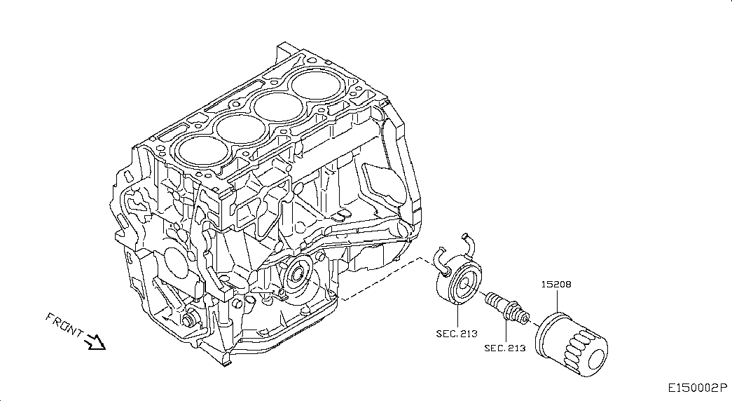 RENAULT 15 20 89F 60A - Oljefilter xdelar.se