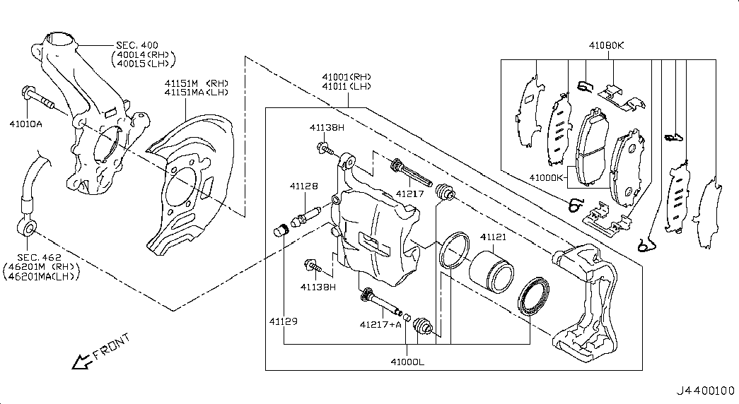 NISSAN 41128-9W50B - Luftningsskruv / ventil, bromsok xdelar.se