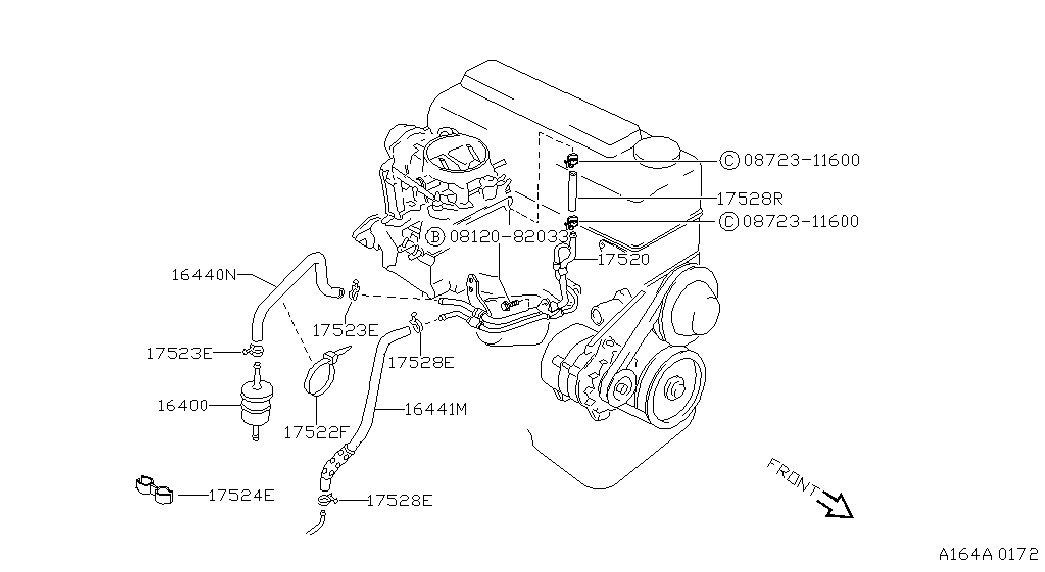 NISSAN 16400-V2700 - Bränslefilter xdelar.se