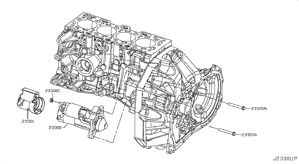 NISSAN 23300-00Q1H - Startmotor xdelar.se