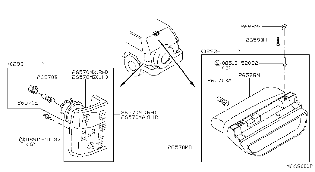 NISSAN 26717-0F010 - Glödlampa, instrumentbelysning xdelar.se