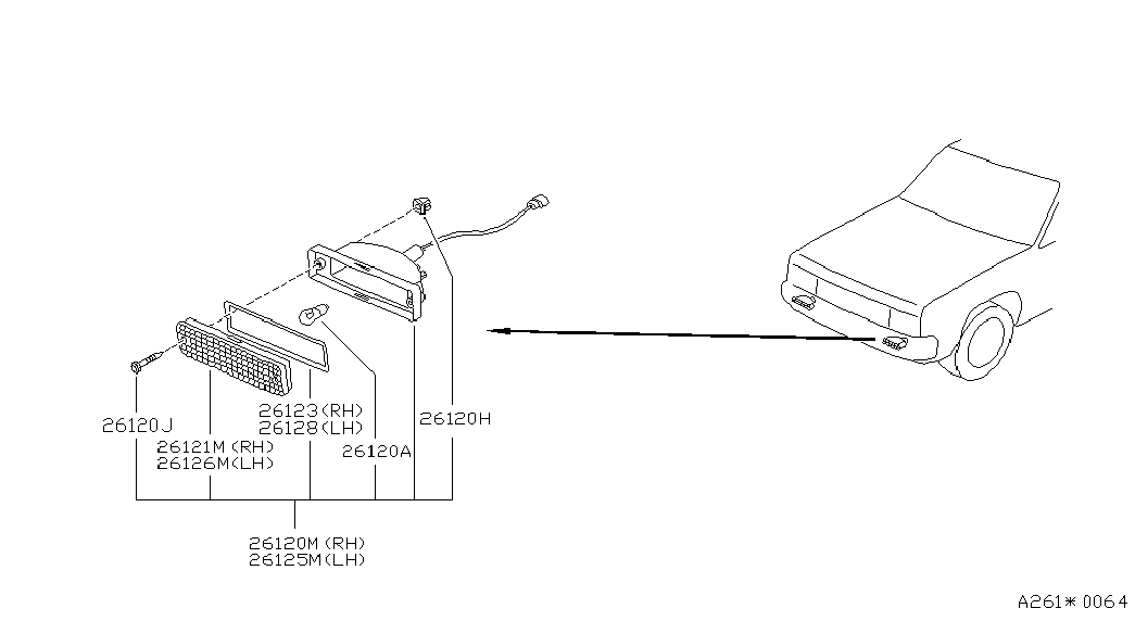 NISSAN 2671789950 - Glödlampa, dim / bakljus xdelar.se