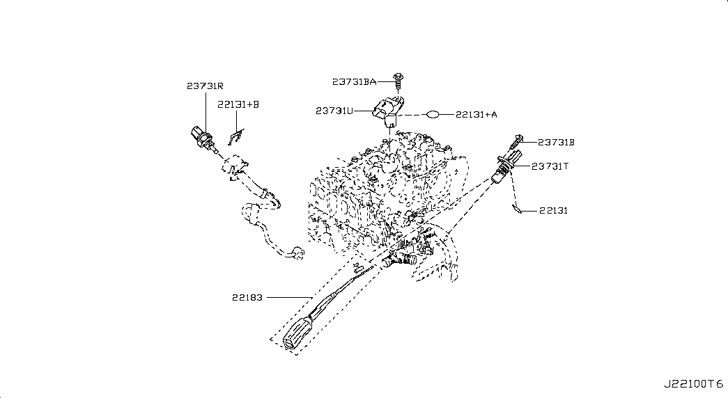 NISSAN 23731 00Q0J - Sensor, avgastryck xdelar.se