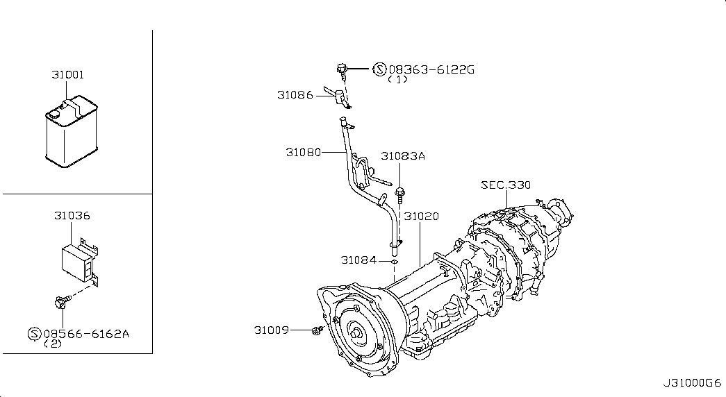 NISSAN KLE2300002 - Automatväxellådsolja (ATF) xdelar.se