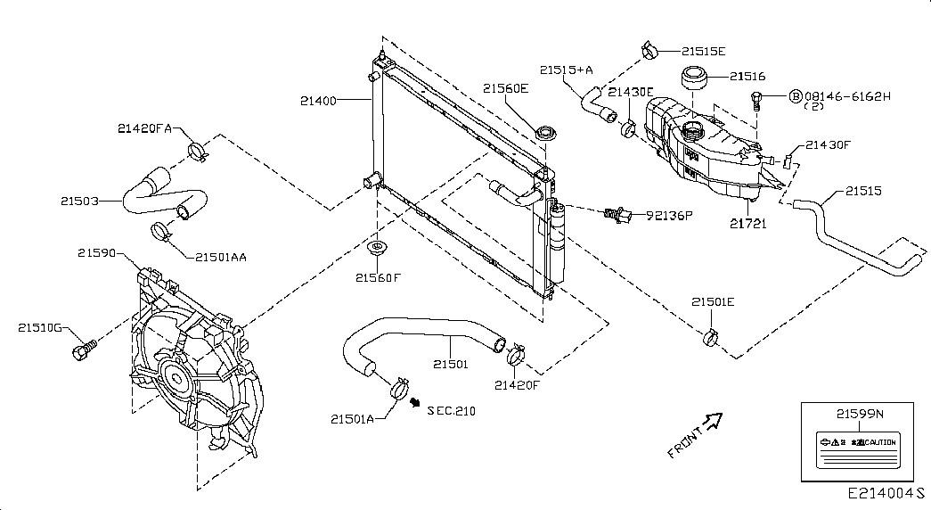 NISSAN 21400BC40C - Kylmodul xdelar.se