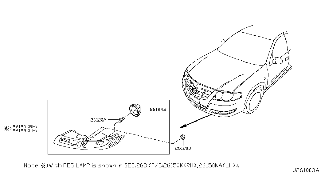 NISSAN 26261-95F0A - Glödlampa, blinker xdelar.se