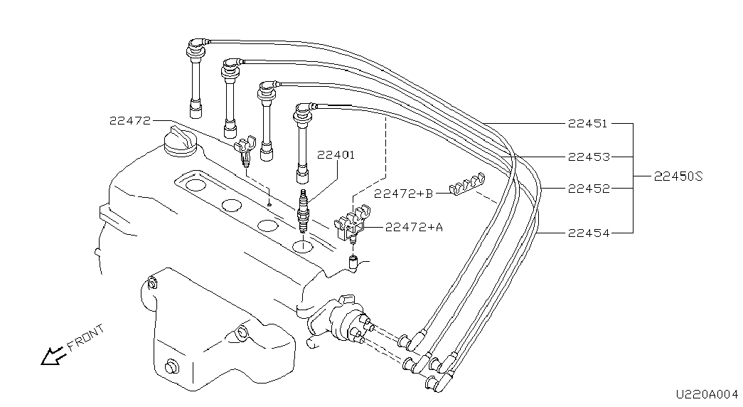 NISSAN 22401-50Y04 - Tändstift xdelar.se