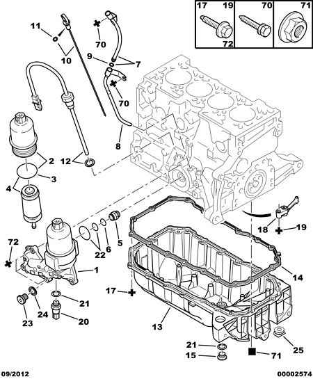 CITROËN 1109 R6 - Oljefilter xdelar.se