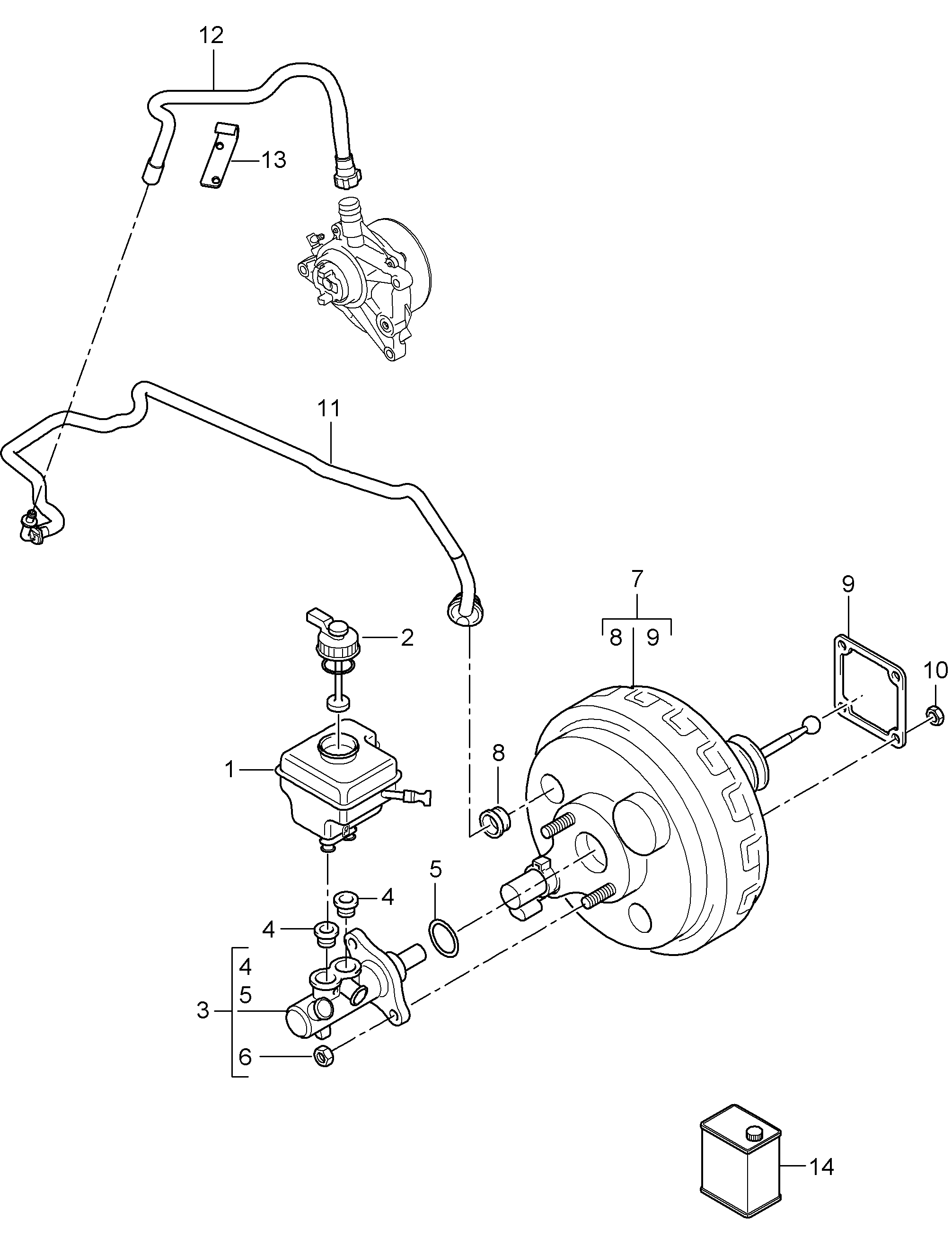 Porsche 955 355 921 00 - Tätning, vakuumanslutningsrör BKV xdelar.se