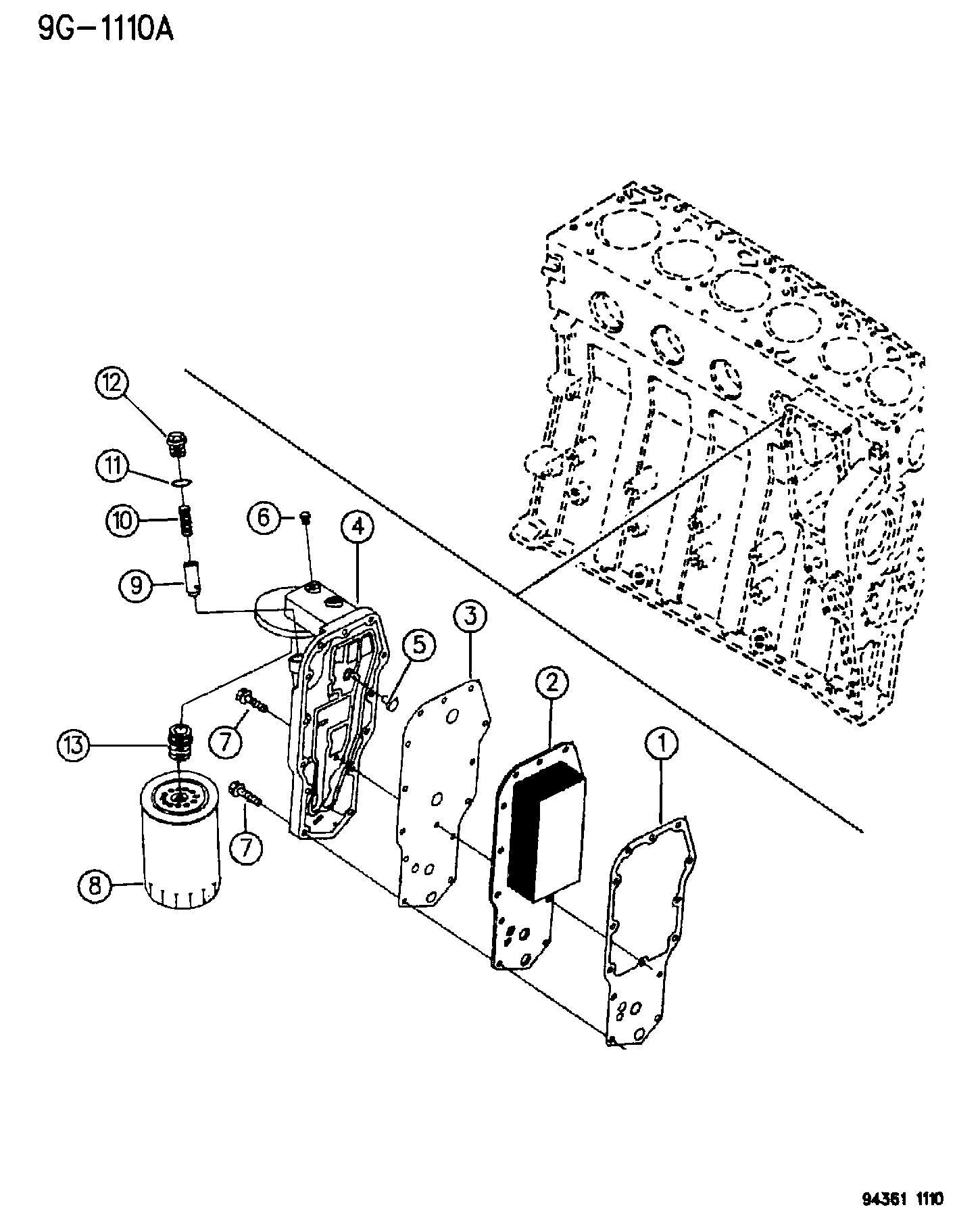 Chrysler 4429 615 - Oljefilter xdelar.se