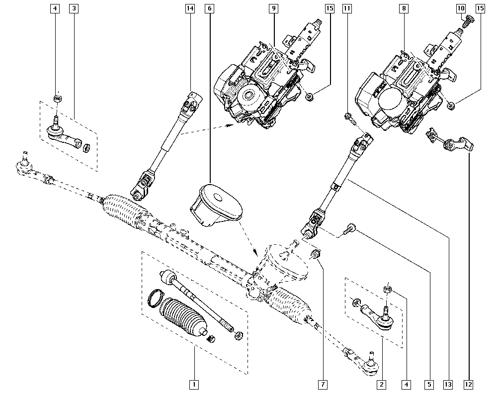 RENAULT 7701475843 - Parallellstagsled xdelar.se