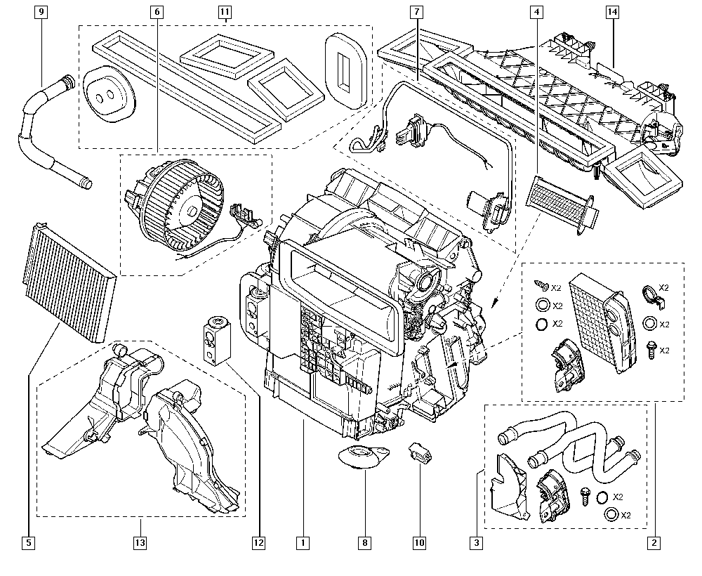 RENAULT 7701209803 - Motstånd, kupefläkt xdelar.se