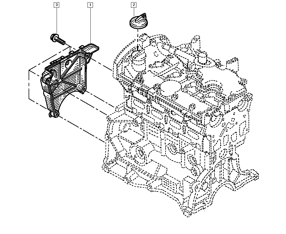 RENAULT 82 00 062 947 - Lås, oljepåfyllningsrör xdelar.se