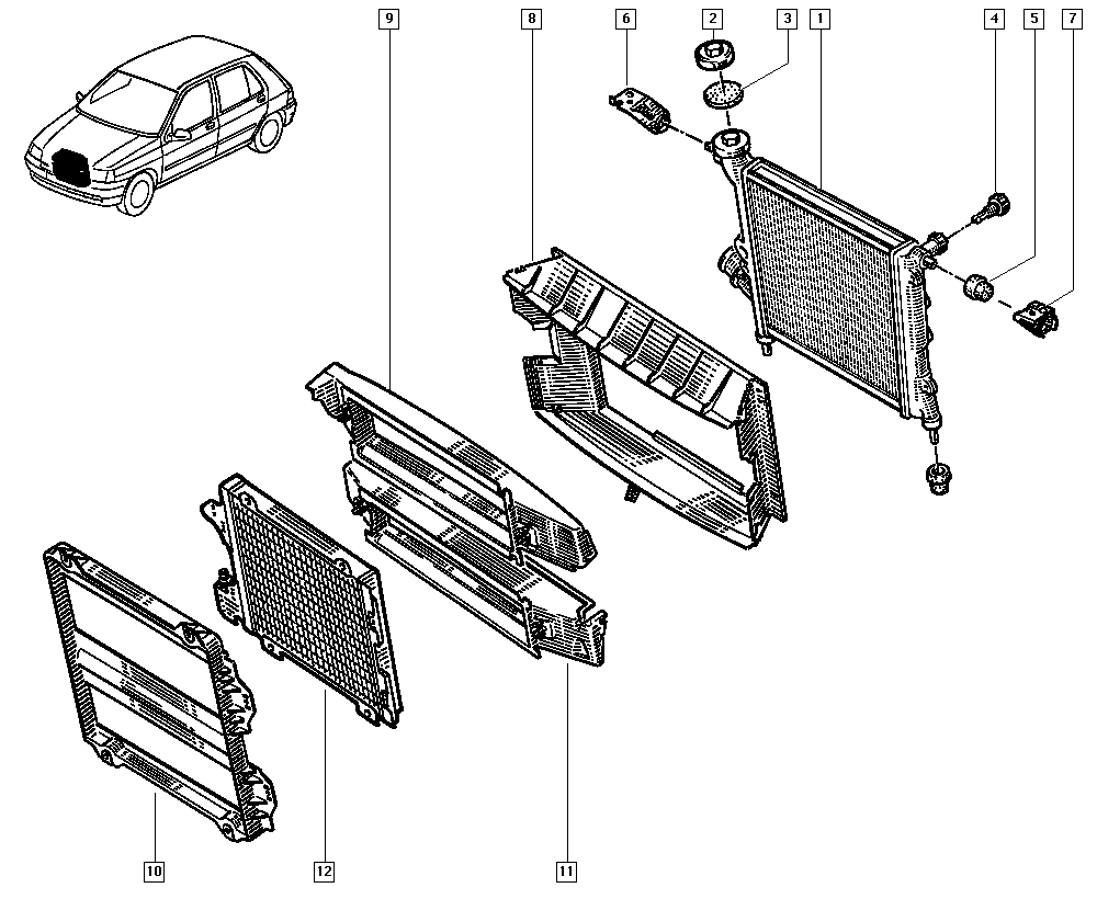 RENAULT 7701018380 - Lås, oljepåfyllningsrör xdelar.se