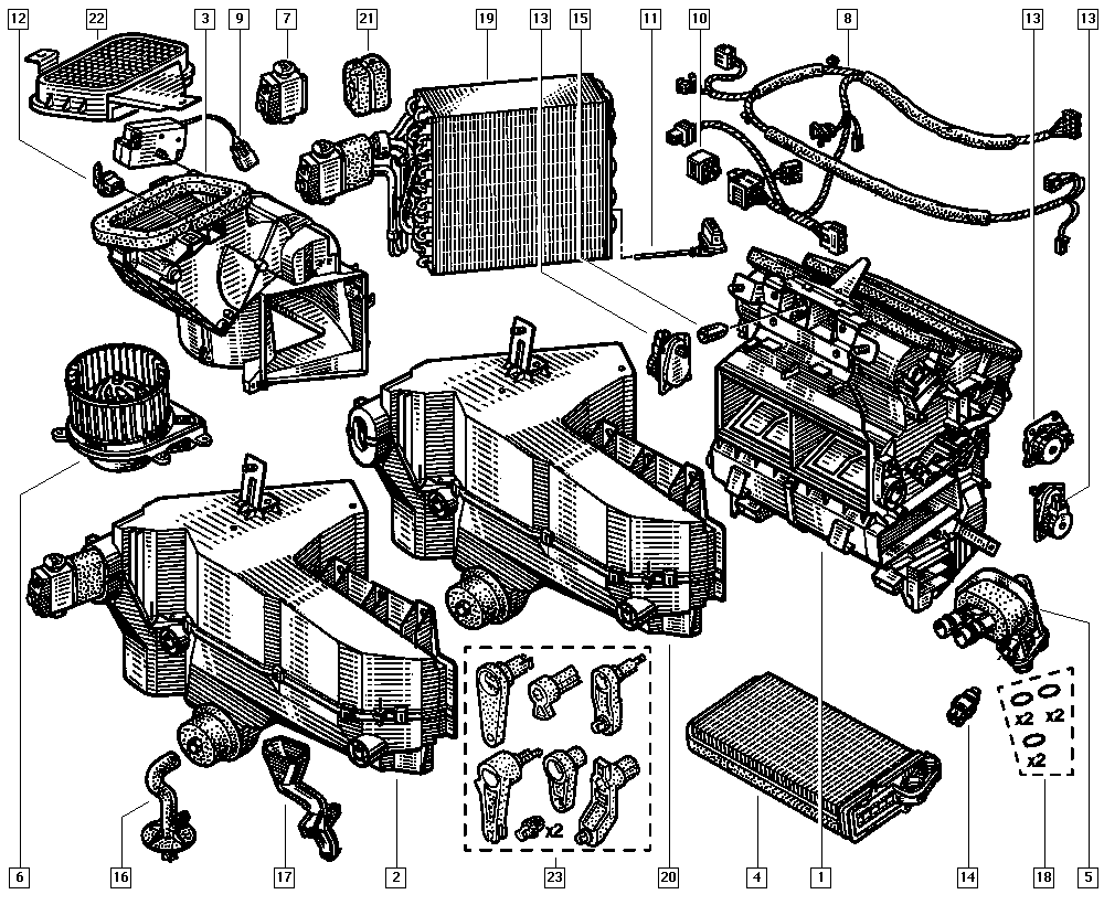 RENAULT 77 01 039 601 - Expansionsventil, klimatanläggning xdelar.se