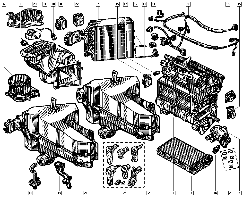 RENAULT 7701 033 537 - Expansionsventil, klimatanläggning xdelar.se